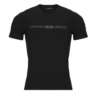 Emporio Armani BOX EAGLE men's T shirt in Black