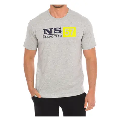 North Sails 9024050-926 men's T shirt in Grey