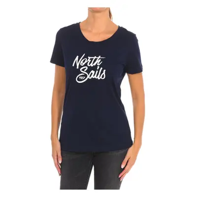 North Sails 9024300-800 women's T shirt in Marine