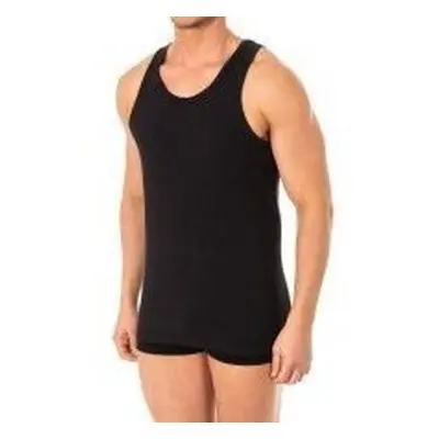 Abanderado A0DGN-NEGRO men's Vest top in Black