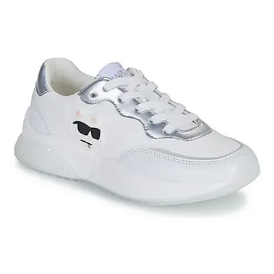 Karl Lagerfeld Z30373 girls's Children's Shoes (Trainers) in White