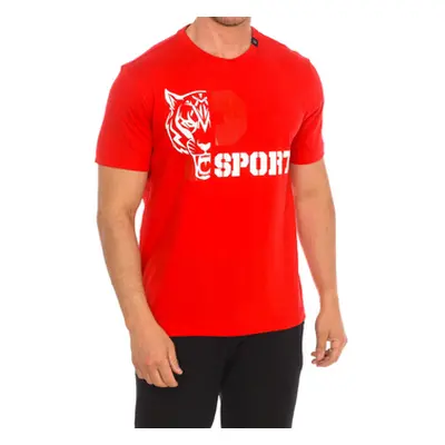 Philipp Plein Sport TIPS410-52 men's T shirt in Red