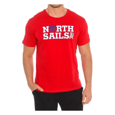 North Sails 9024110-230 men's T shirt in Red