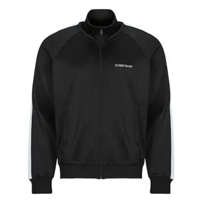 Guess TRICOT TRACK JACKET men's Tracksuit jacket in Black