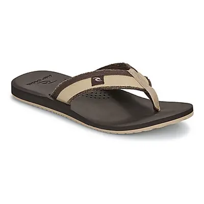 Rip Curl REACTOR OPEN TOE men's Flip flops / Sandals (Shoes) in Brown