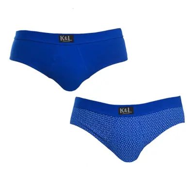 Kisses&Love KLS2-2008-CIRCLES men's Underpants / Brief in Blue