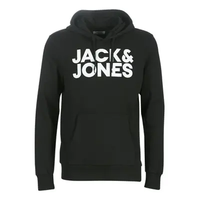 Jack & Jones JJECORP LOGO men's Sweatshirt in Black