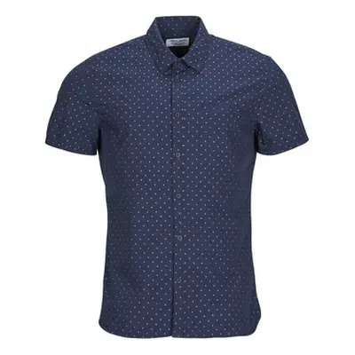 Teddy Smith CUT MC men's Short sleeved Shirt in Marine