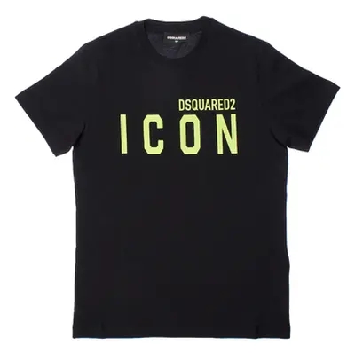 Dsquared DQ1697D0-0MMDQ-90K boys's Children's T shirt in Black