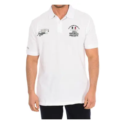 Daniel Hechter 75105-181990-010 men's Polo shirt in White