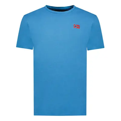 Geographical Norway SY1363HGN-Blue men's T shirt in Blue