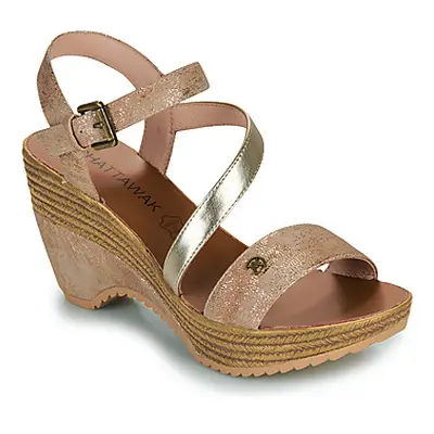 Chattawak MAELLE women's Sandals in Brown