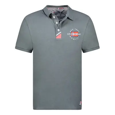 Geographical Norway SY1358HGN-Dark Grey men's Polo shirt in Grey