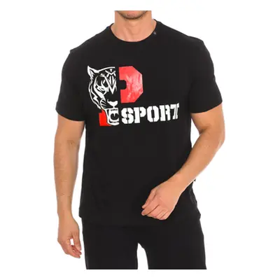 Philipp Plein Sport TIPS410-99 men's T shirt in Black