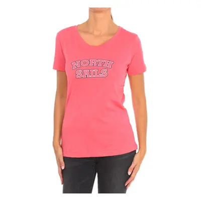 North Sails 9024320-158 women's T shirt in Pink