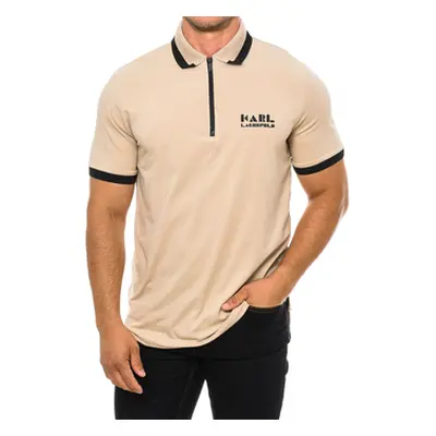 Karl Lagerfeld 745081533221-410 men's Polo shirt in Beige