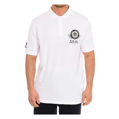 Daniel Hechter 75100-181990-010 men's Polo shirt in White