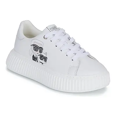 Karl Lagerfeld Z30371 girls's Children's Shoes (Trainers) in White