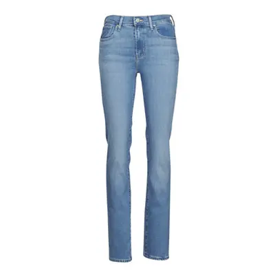 Levis 724 HIGH RISE STRAIGHT women's Jeans in Blue