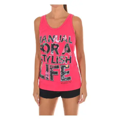 Met 10DMT0012-J1005-0029 women's Vest top in Pink