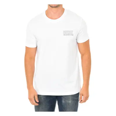 Diesel 00CG46-0QAZN-100 men's T shirt in White