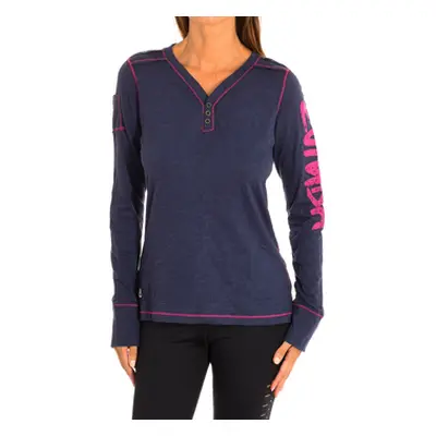 Zumba Z1T00324-INDIGO women's Sweatshirt in Multicolour