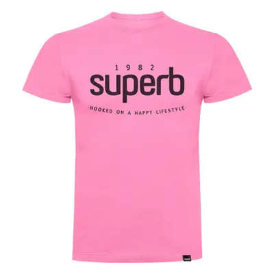 Superb 1982 3000-PINK men's T shirt in Pink