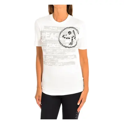 Zumba Z2T00216-BLANCO women's T shirt in Multicolour