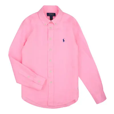 Polo Ralph Lauren CLBDPPC-SHIRTS-SPORT SHIRT boys's Children's Long sleeved Shirt in Pink