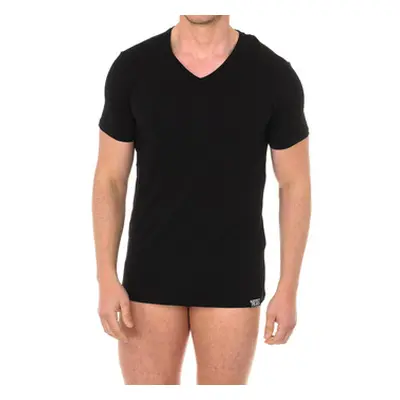 Diesel 00CG26-0QAZY-900 men's T shirt in Black