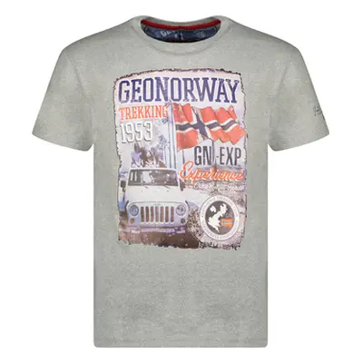 Geo Norway SW1959HGNO-BLENDED GREY men's T shirt in Grey