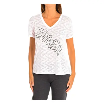 Zumba Z1T00587-BLANCO women's T shirt in White