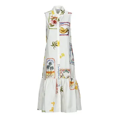 Desigual BARCELONA women's Long Dress in White