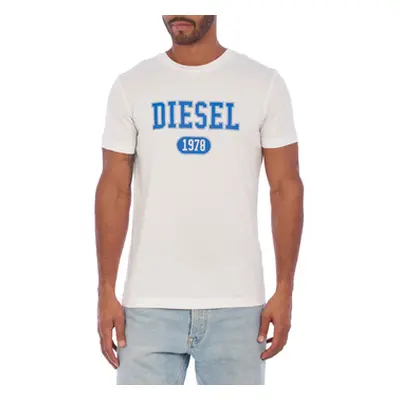 Diesel A03824-40GRAI-AI100 men's T shirt in White