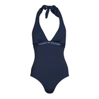 Tommy Hilfiger HALTER ONE PIECE (EXT SIZES) women's in Marine