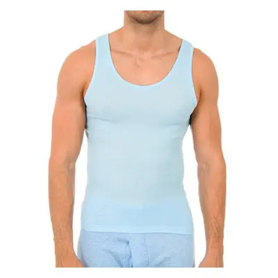 Abanderado 0980-CELESTE men's Vest top in Blue