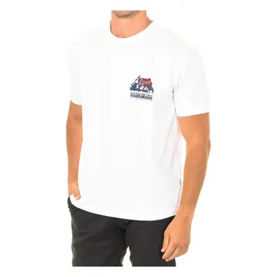 Napapijri NP0A4EO9-F1B men's T shirt in White