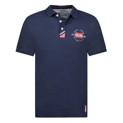 Geographical Norway SY1358HGN-Navy men's Polo shirt in Marine