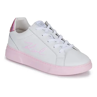 Karl Lagerfeld Z30377 girls's Children's Shoes (Trainers) in White