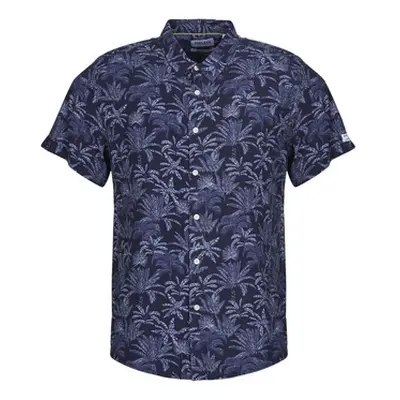 Deeluxe WILLSON men's Short sleeved Shirt in Marine