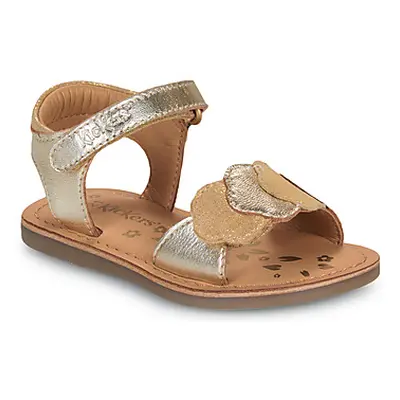 Kickers DYASTAR girls's Children's Sandals in Gold