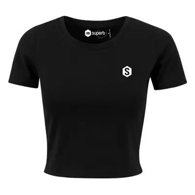 Superb 1982 BY042-BLACK women's T shirt in Black