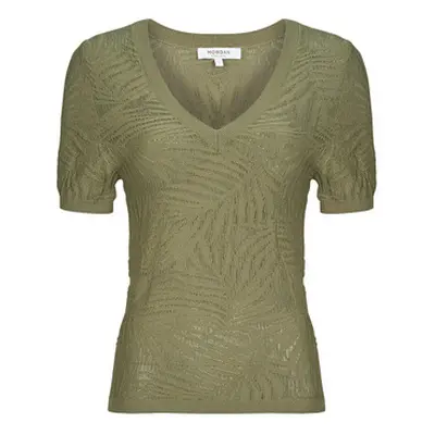 Morgan MPALM women's T shirt in Kaki