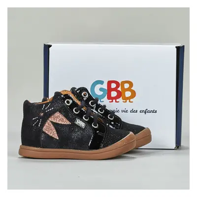 GBB CHOUGA girls's Children's Shoes (High-top Trainers) in Black