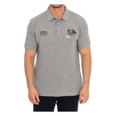 Daniel Hechter 75104-181990-910 men's Polo shirt in Grey