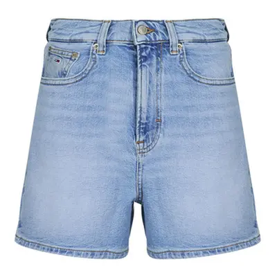 Tommy Jeans MOM SHORT BI0112 women's Shorts in Blue