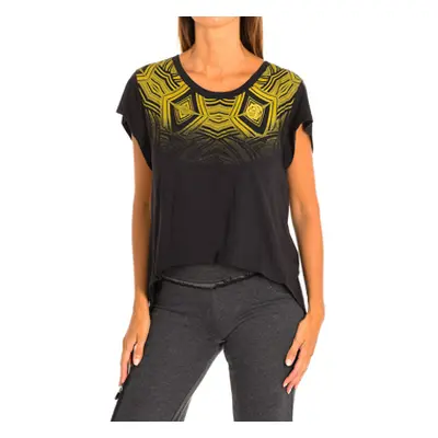 Zumba Z1T00570-NEGRO women's T shirt in Black