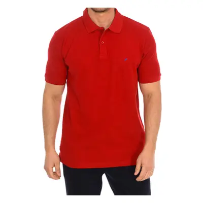 Daniel Hechter 75108-181990-370 men's Polo shirt in Red