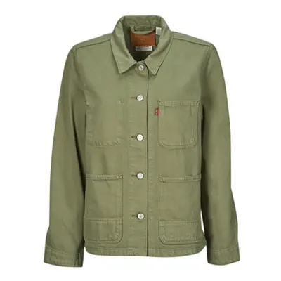 Levis ICONIC CHORE COAT women's Denim jacket in Green