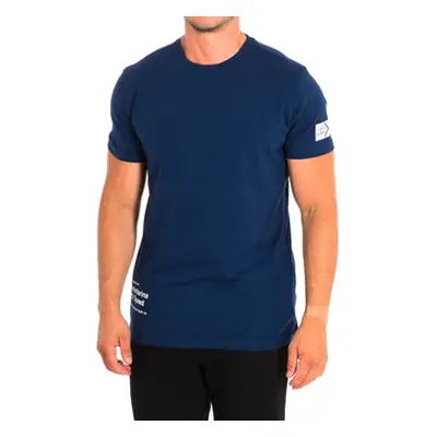 La Martina TMRP60-JS332-07017 men's T shirt in Marine